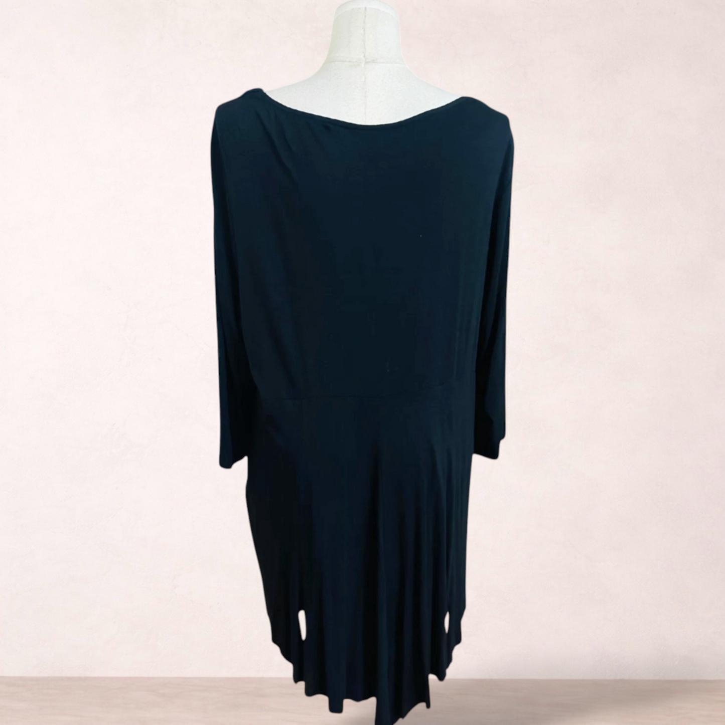 Autograph Black Ruched Dress | Plus Size 26 | New with tags