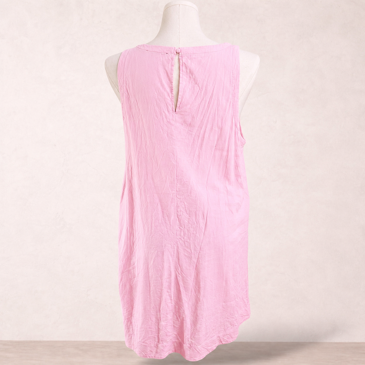 Sportsgirl Pink Linen Blend Swing Dress | Size 16