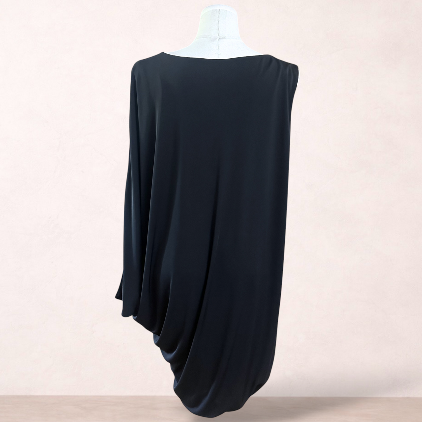 Dream Diva Black Draped Dress | Plus Size XL 22/24