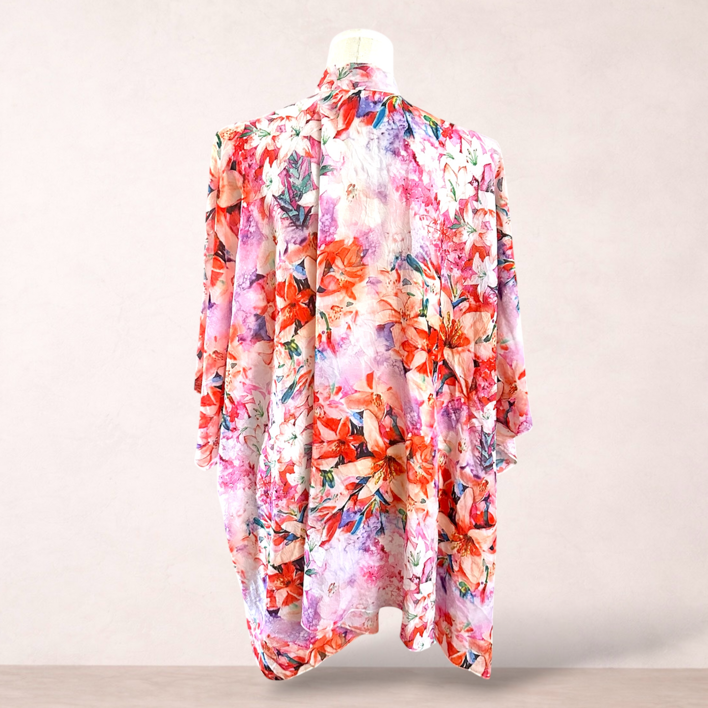 Boho Australia Watercolour Kimono Cover-up | Size M/L 12-16