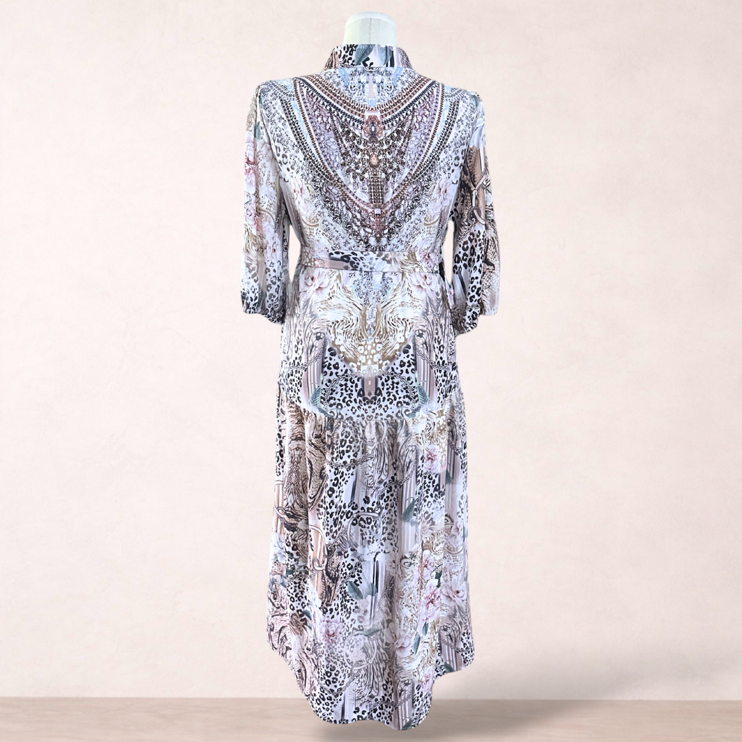 Gems Embellished Maxi Dress | Plus Size 14