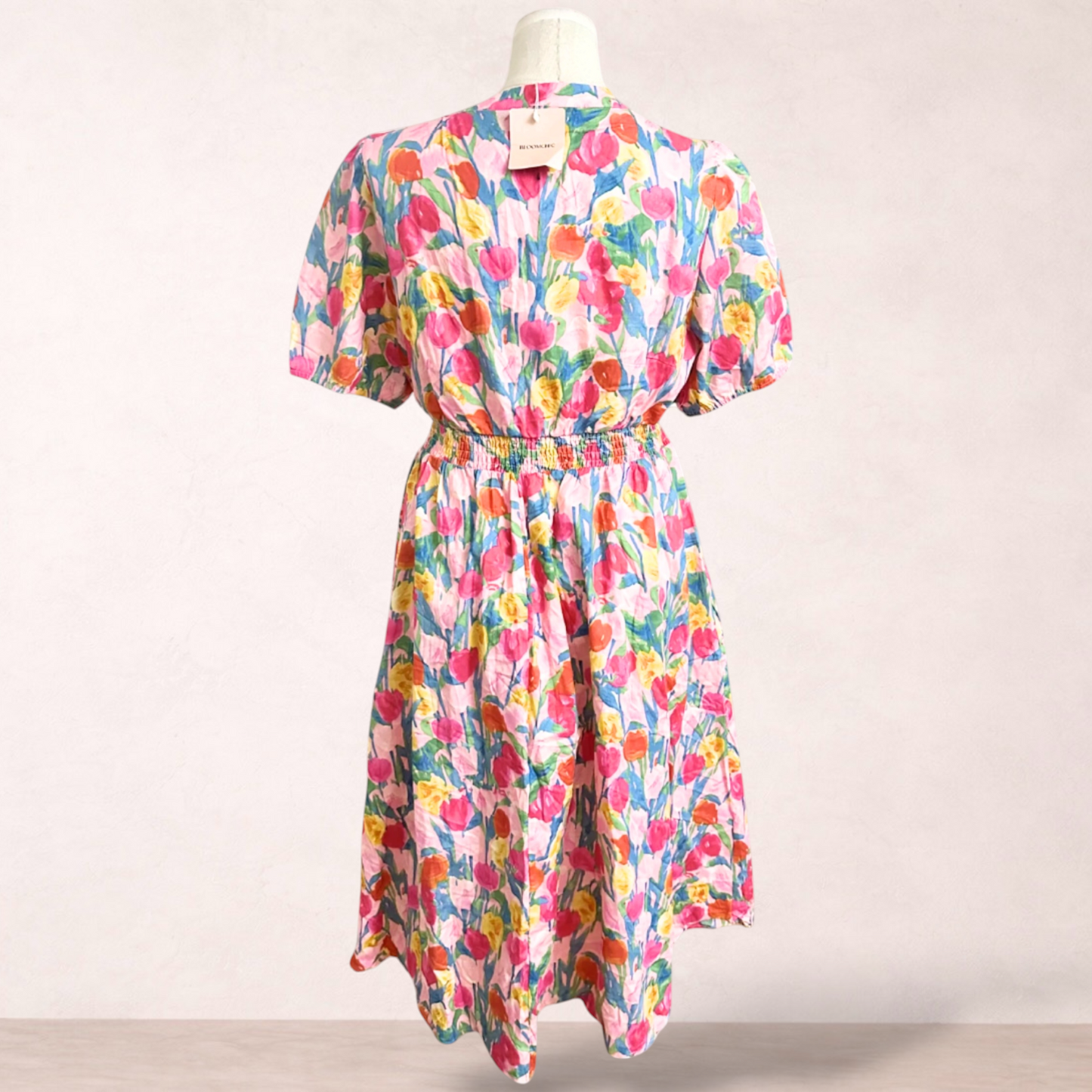 Bloomchic Tulip Print Midi Dress | Size 18-20 | New with tags