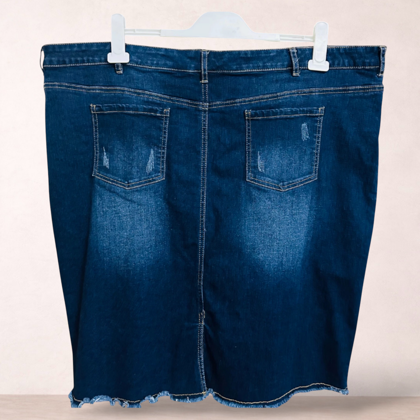 Avenue By City Chic Blue Denim Skirt | Plus Size 24