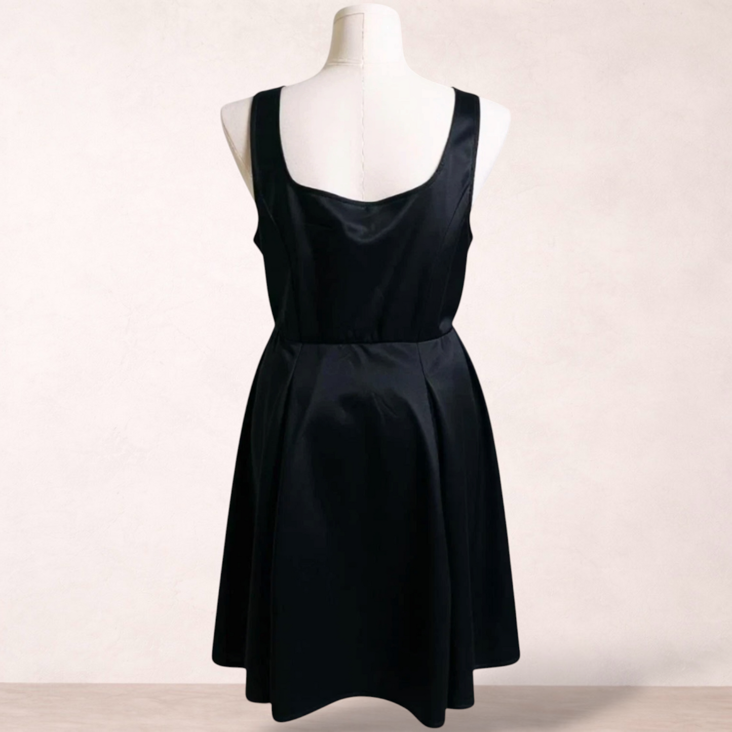 You & All Black Fit & Flare Dress | Plus Size 20