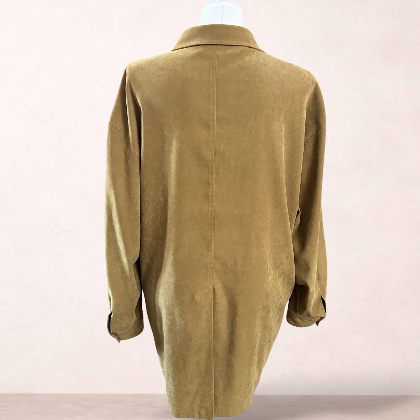 BIB Mustard Velour Shirt | Plus Size 22