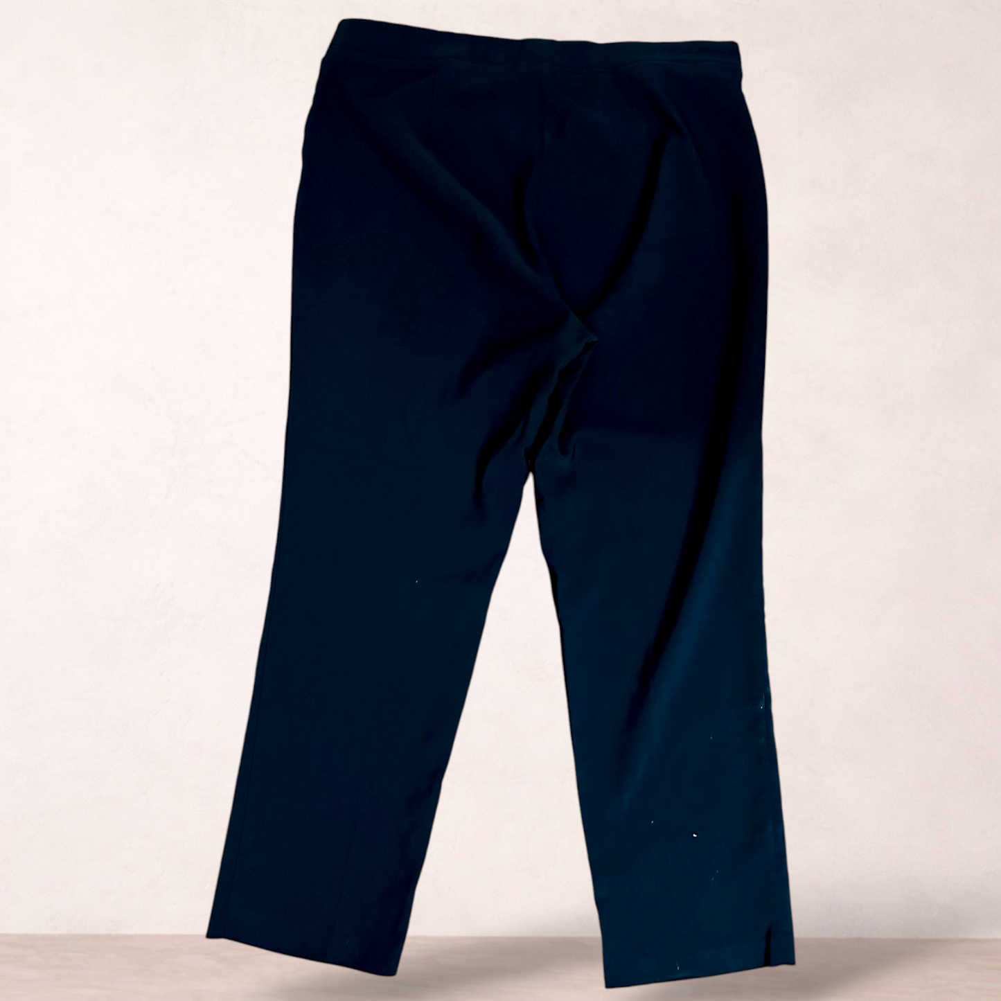 Autograph Black Straight Leg Pants | Plus Size 16