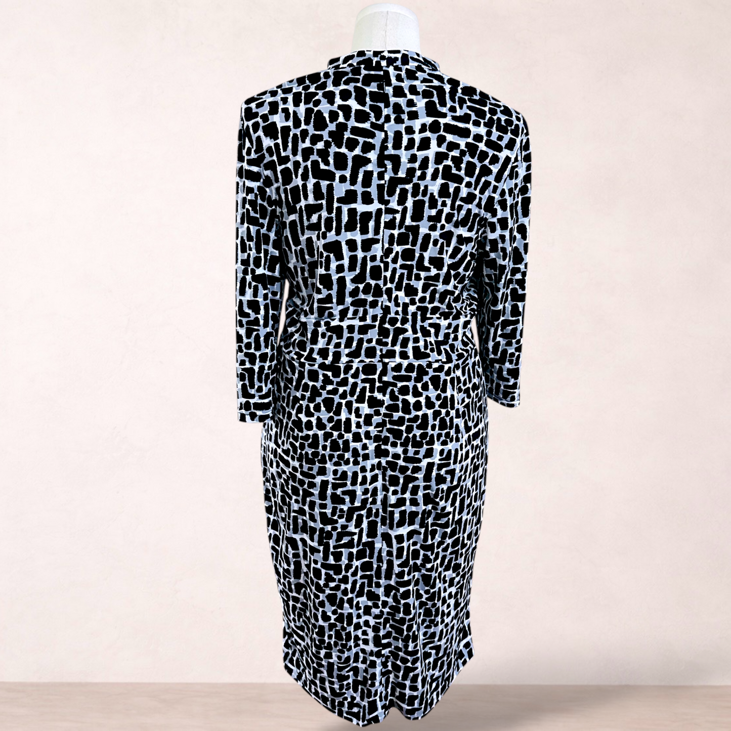 Perri Cutten Print Midi Dress | Size 14