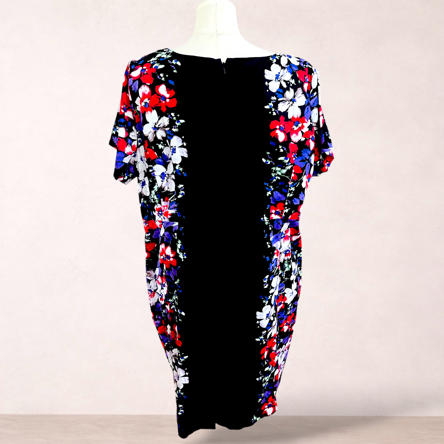 Autograph Black Floral Dress | Plus Size 24
