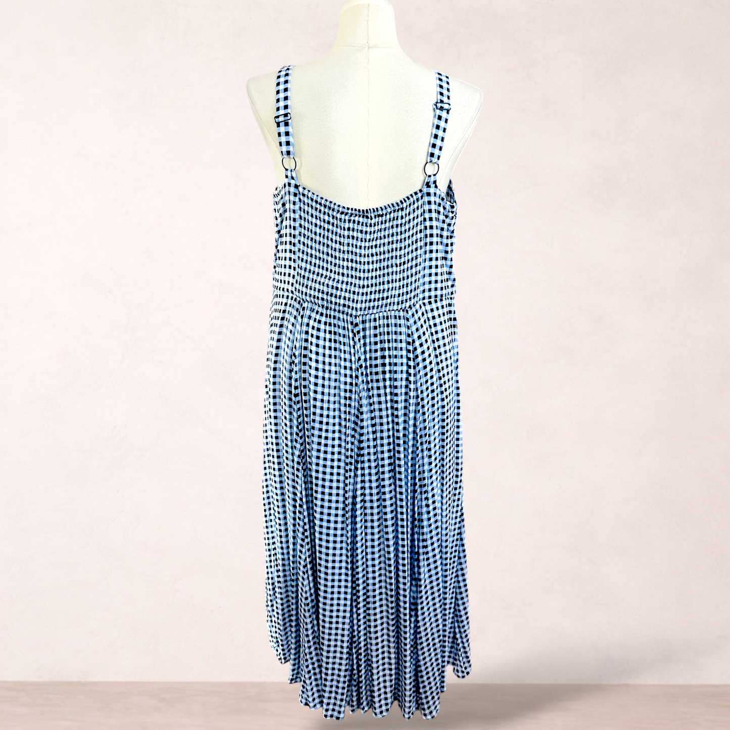 City Chic Gingham Maxi Dress | Plus Size L/20