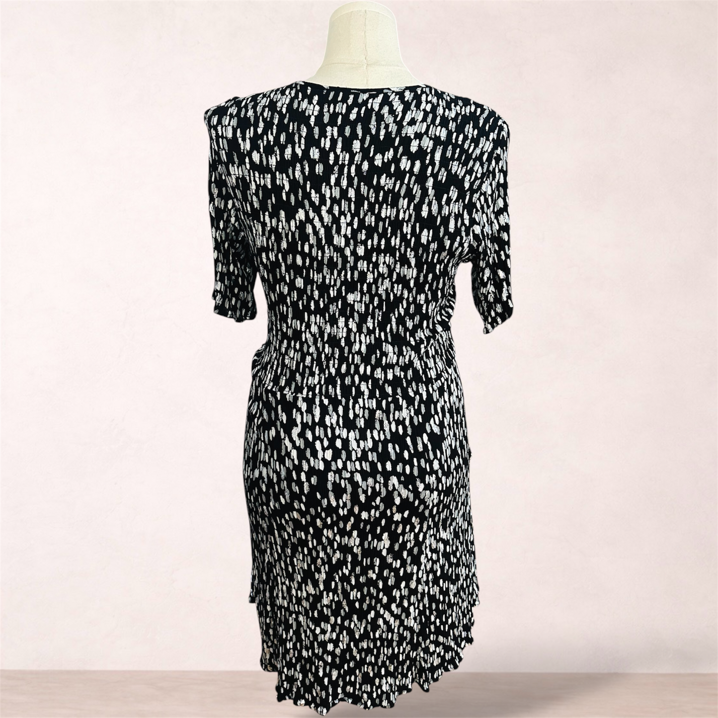 Taking Shape Print Button-up Tunic Top | Plus Size XS/14