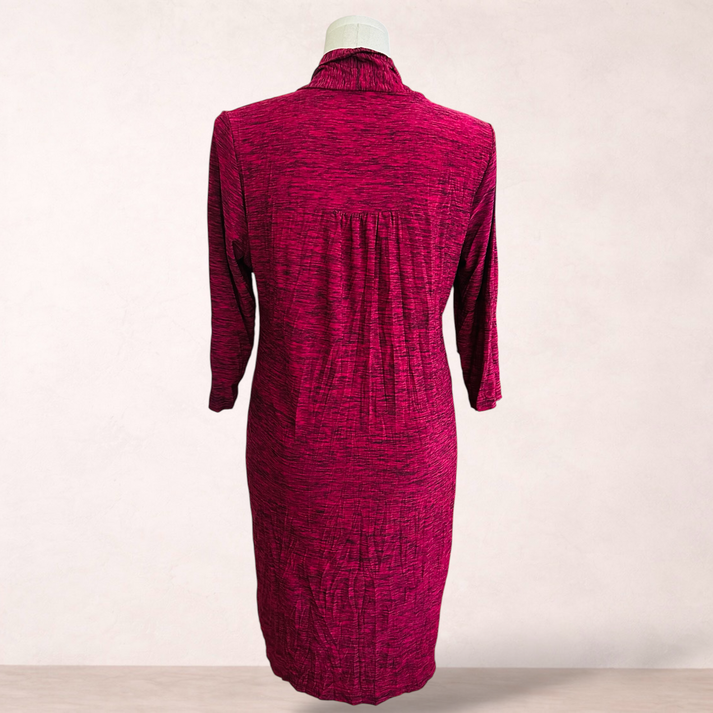 Philosophy Magenta Black Marl Shift Dress | Size 16