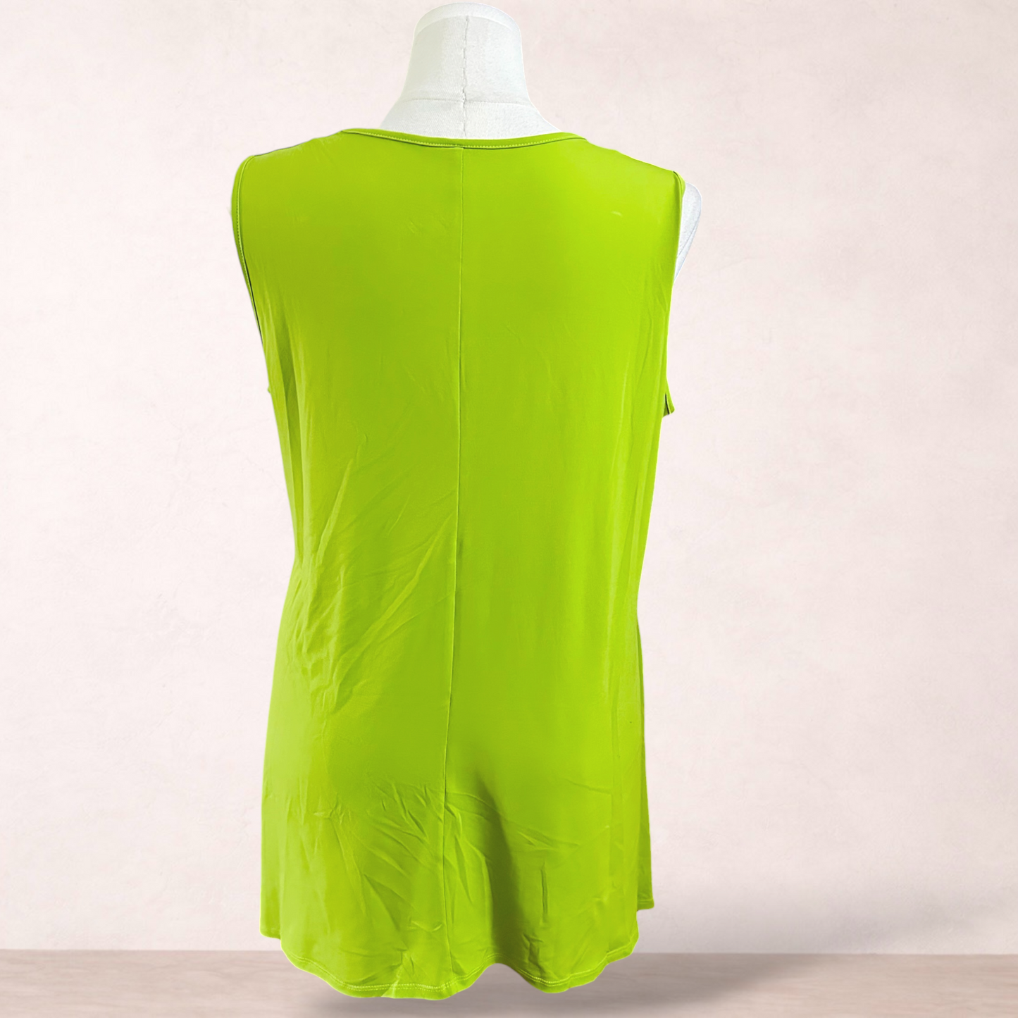 Taking Shape Lime Green Tunic Tank | Plus Size S 16/18