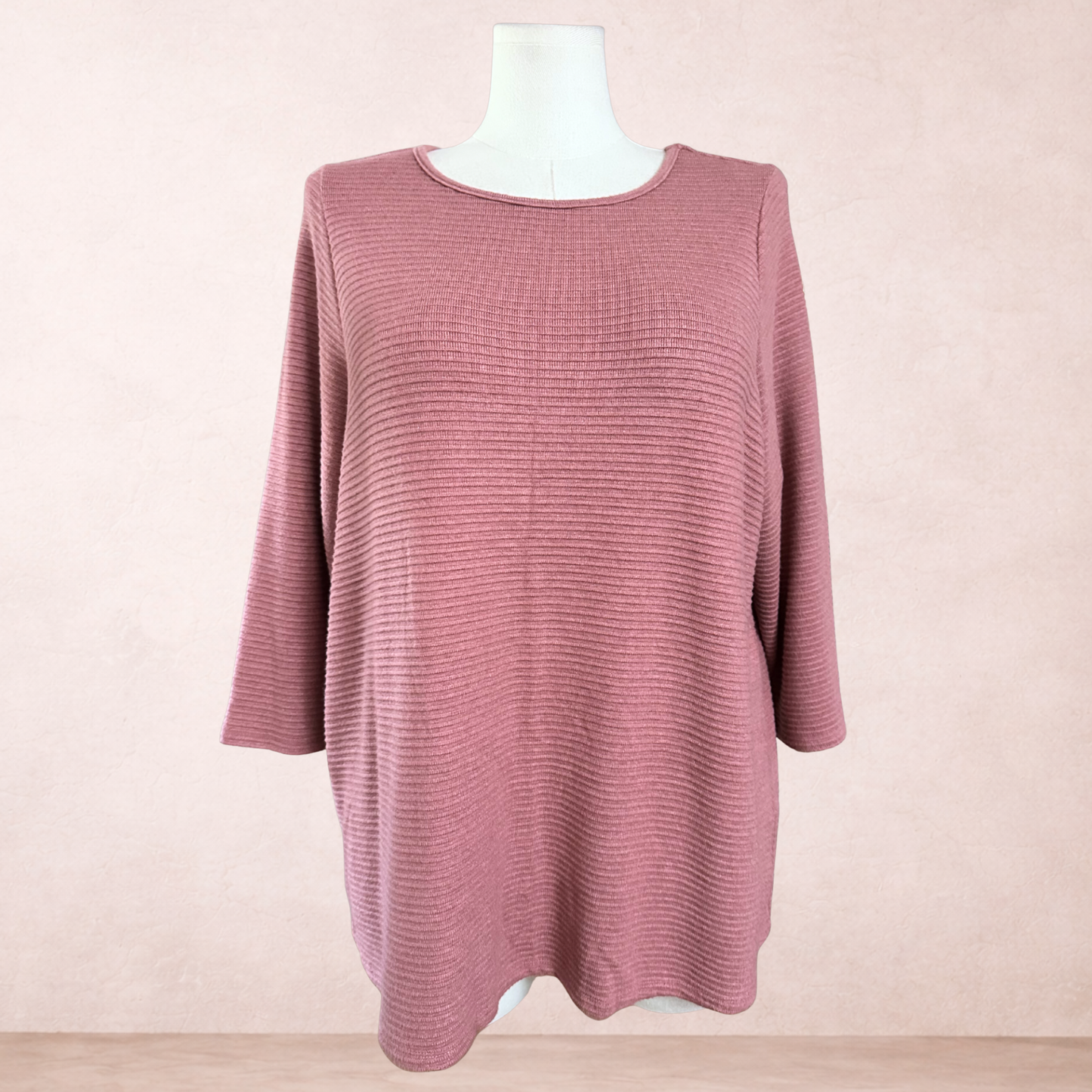 Target Curve Dusty Pink Knit Top | Plus Size 18