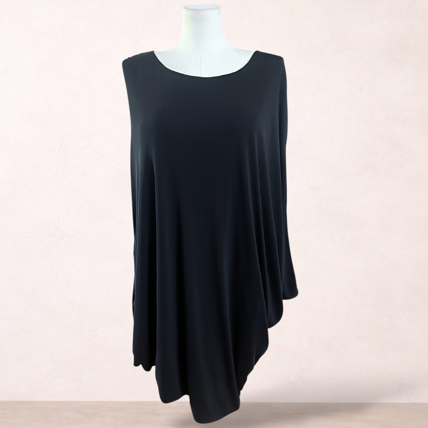 Dream Diva Black Draped Dress | Plus Size XL 22/24