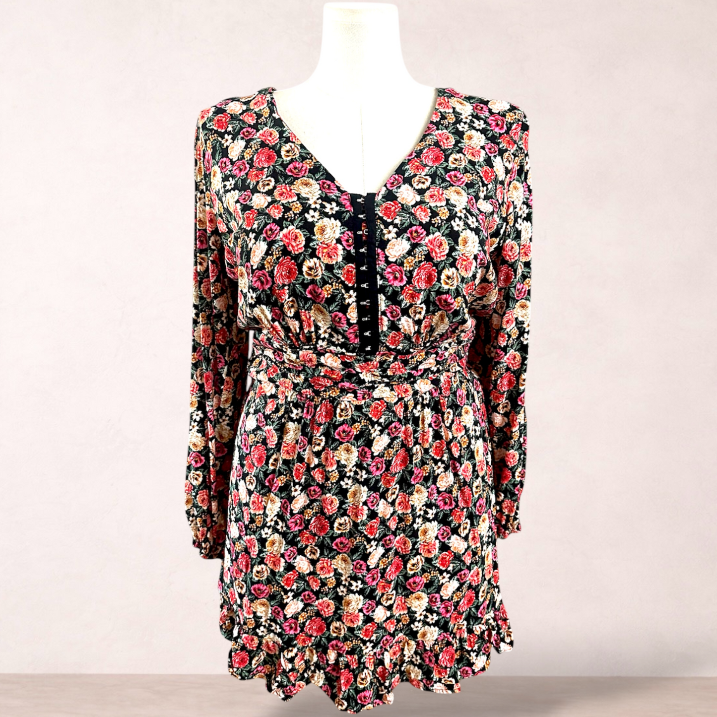 CCX By City Chic Floral Short Dress | Plus Size XS/14