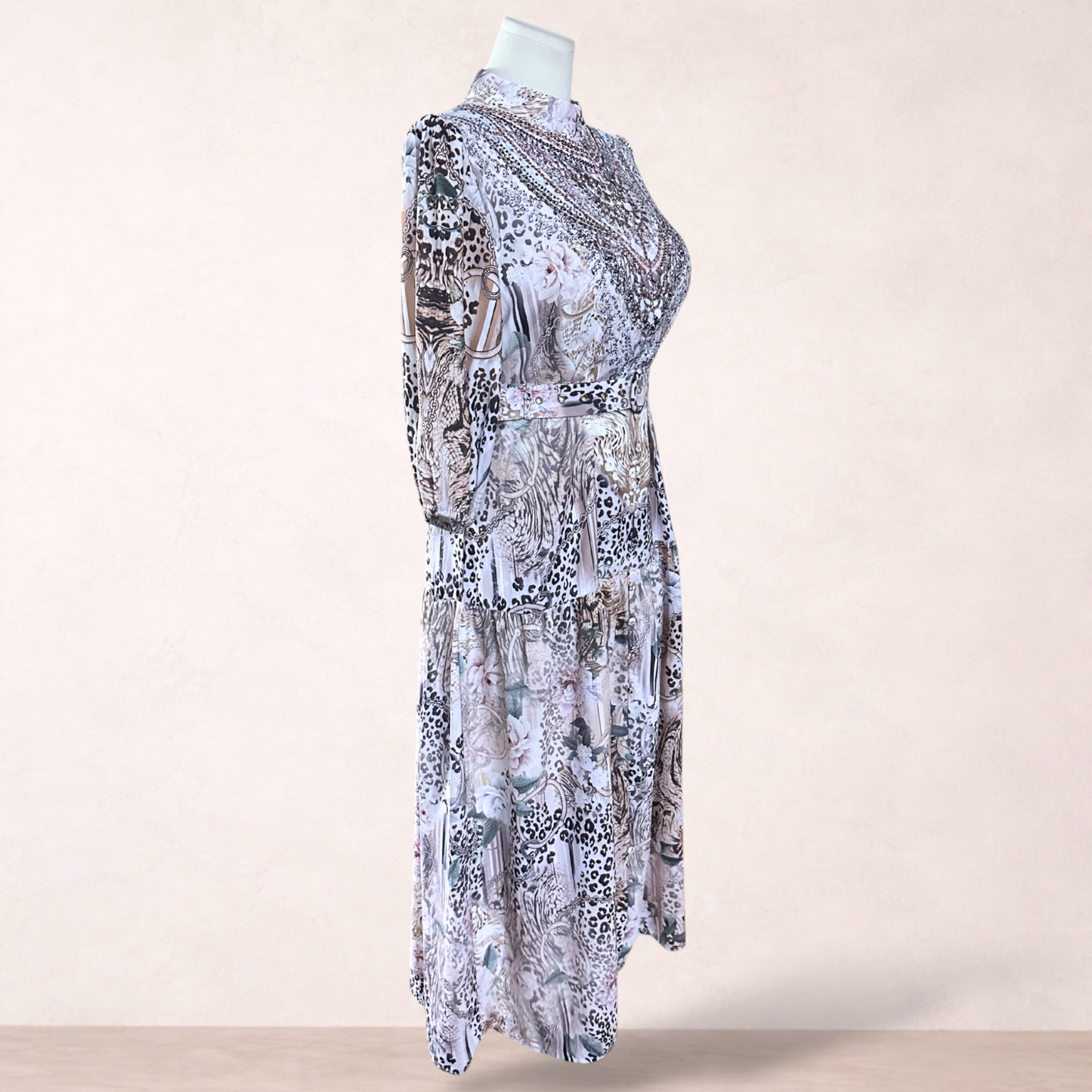 Gems Embellished Maxi Dress | Plus Size 14