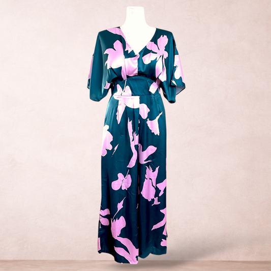 Petal & Pup Floral Wide Leg Jumpsuit | Size XL/16 | New with tags