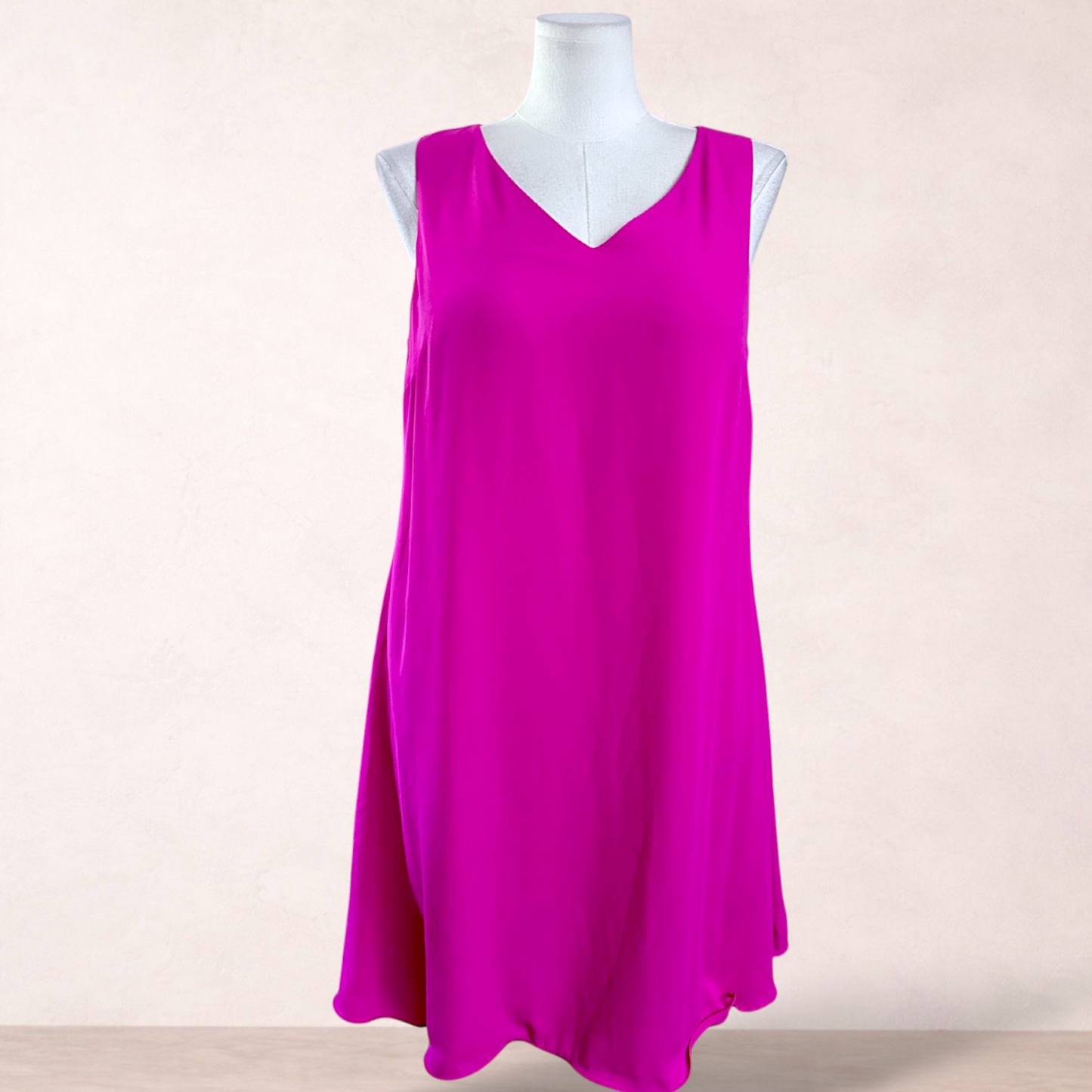 Taking Shape Fuchsia Pink Dress | Plus Size 14