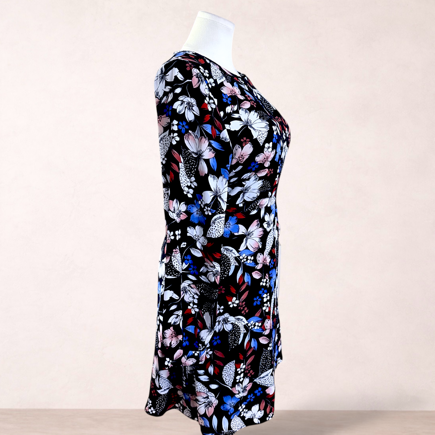 Jeanswest Navy Floral Dress | Size 16
