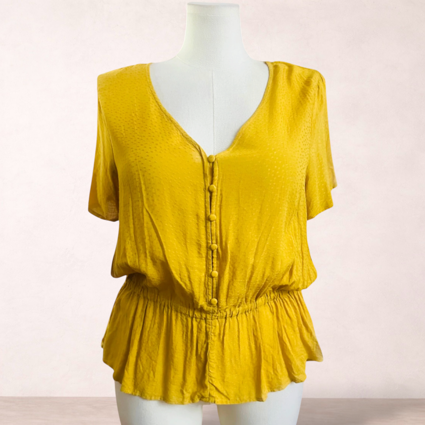 Katies Mustard Top | Size 16 | New with tags
