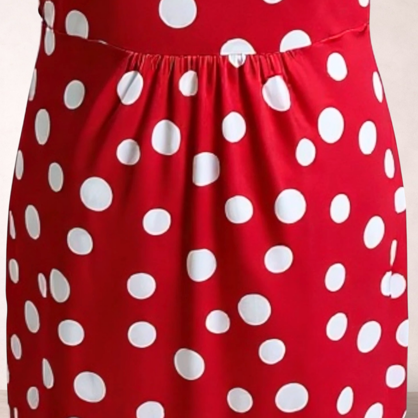 Leona Edmiston Red Polka Dot Dress | Size 18