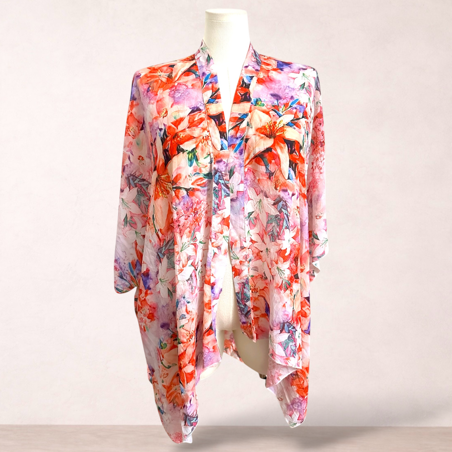 Boho Australia Watercolour Kimono Cover-up | Size M/L 12-16