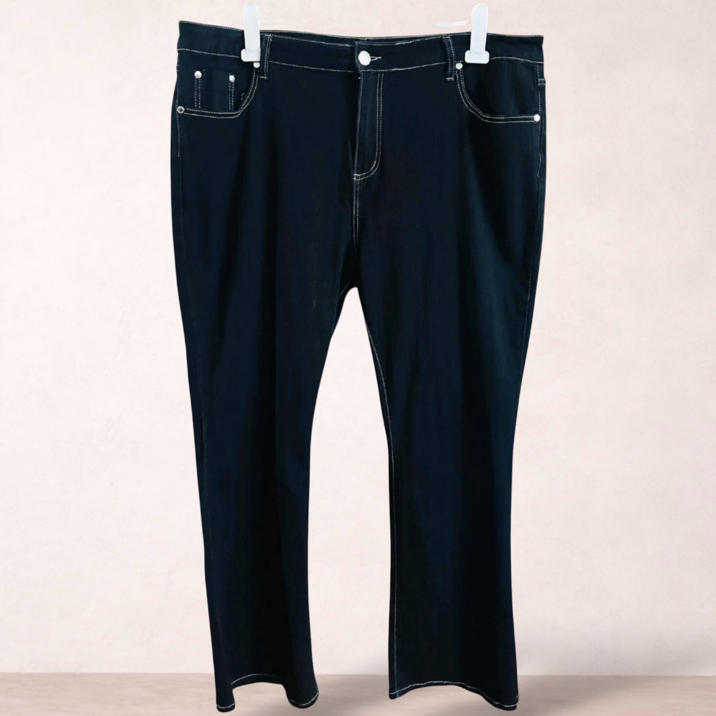 City Chic Black Bootleg Jeans | Plus Size 20