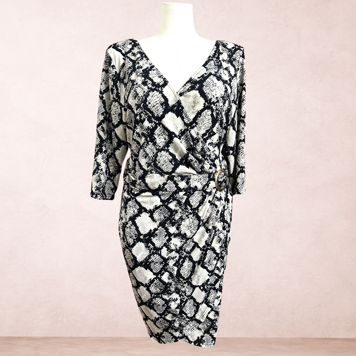 Crossroads Animal Print Dress | Plus Size 22