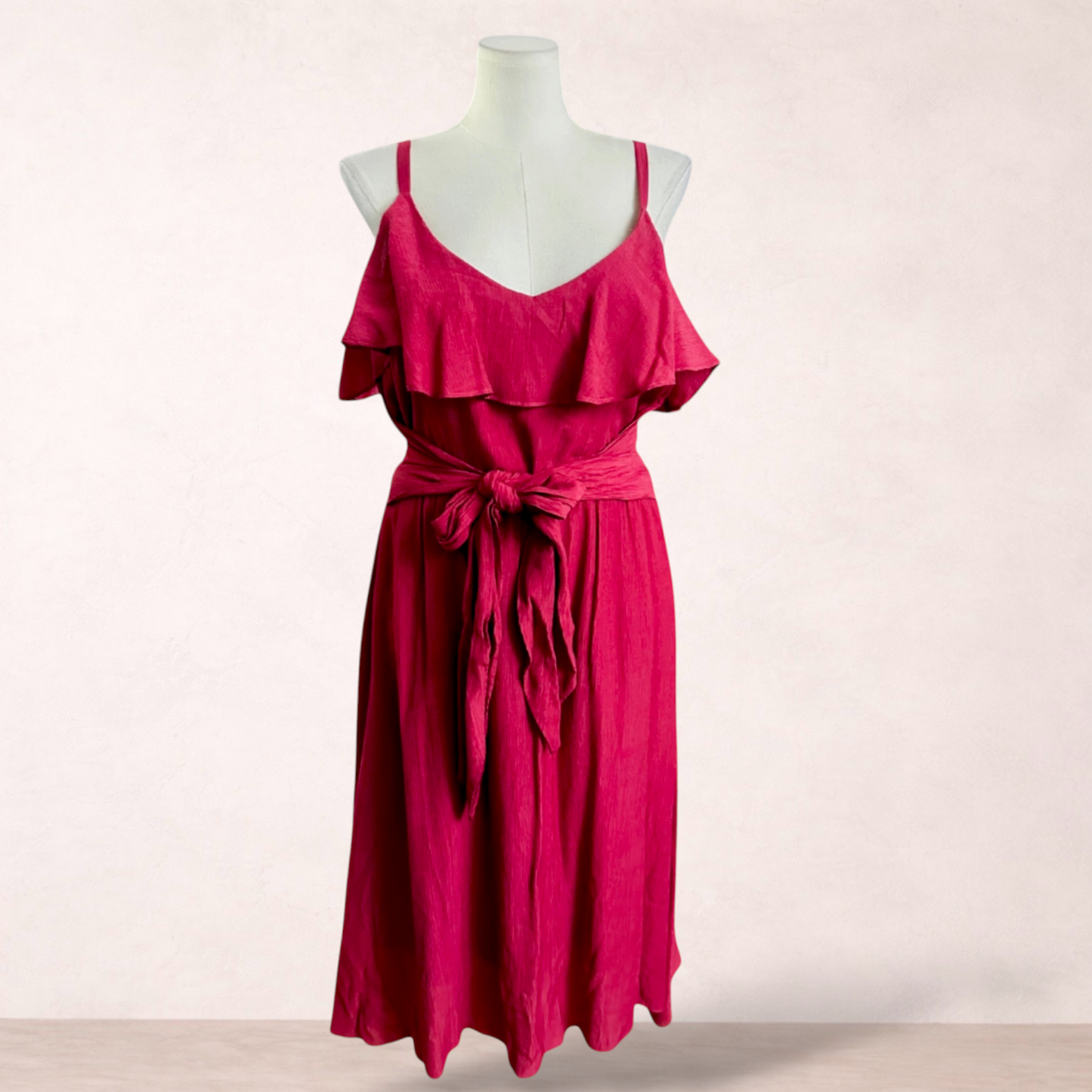 City Chic Berry Midi Dress | Plus Size S/16 | New with tags