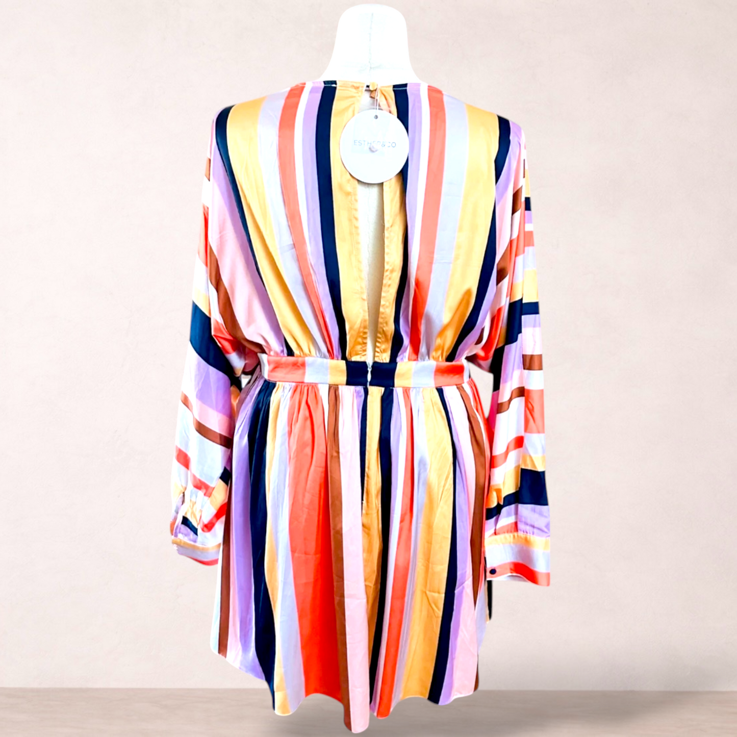 Esther & Co Stripe Dress | Size 16/XXL | New with tags