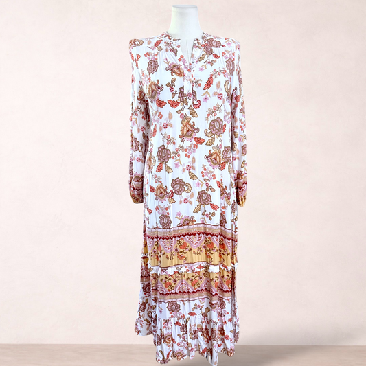 Jaase Boho Floral Maxi Dress Size | XL 16/18