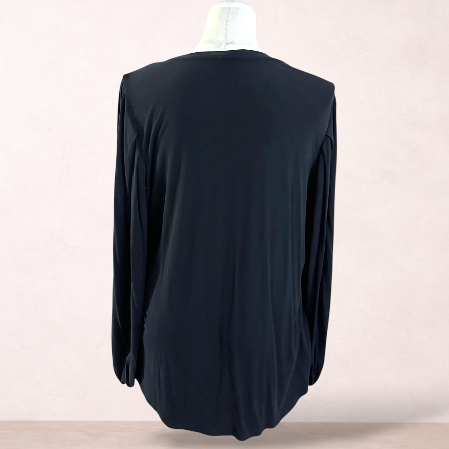 CCX By City Chic Black Long Sleeve Top | Plus Size M/18