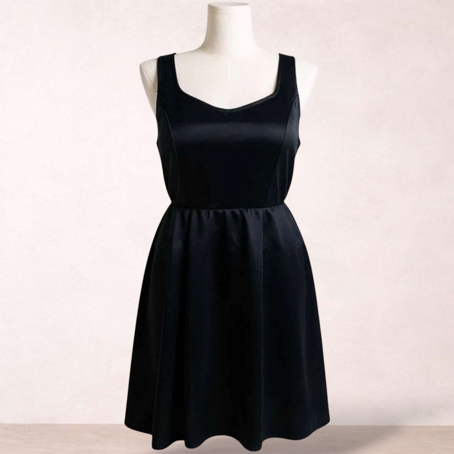 You & All Black Fit & Flare Dress | Plus Size 20