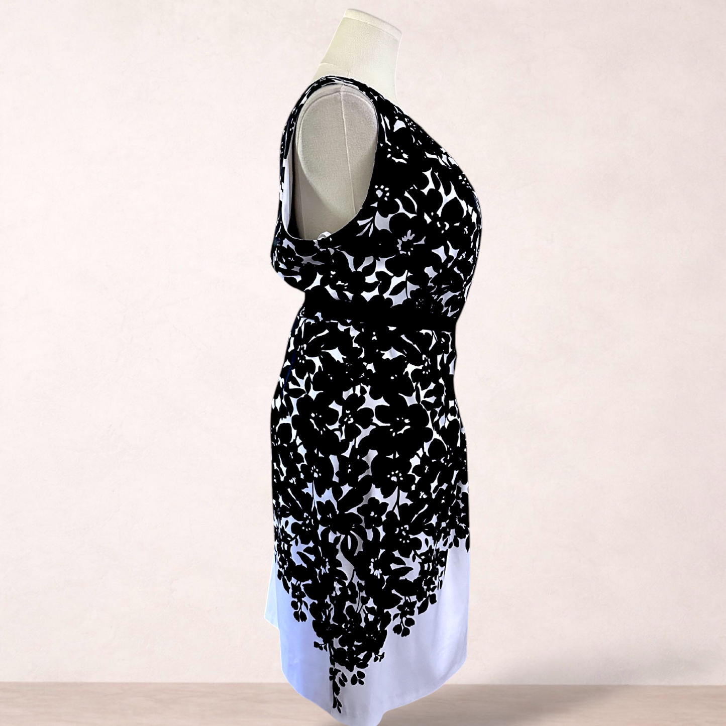 Liz Jordan Floral Belted Shift Dress | Size 18