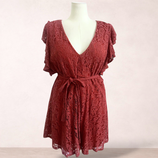Boohoo Rosewood Lace Dress | Size 18 | New with tags