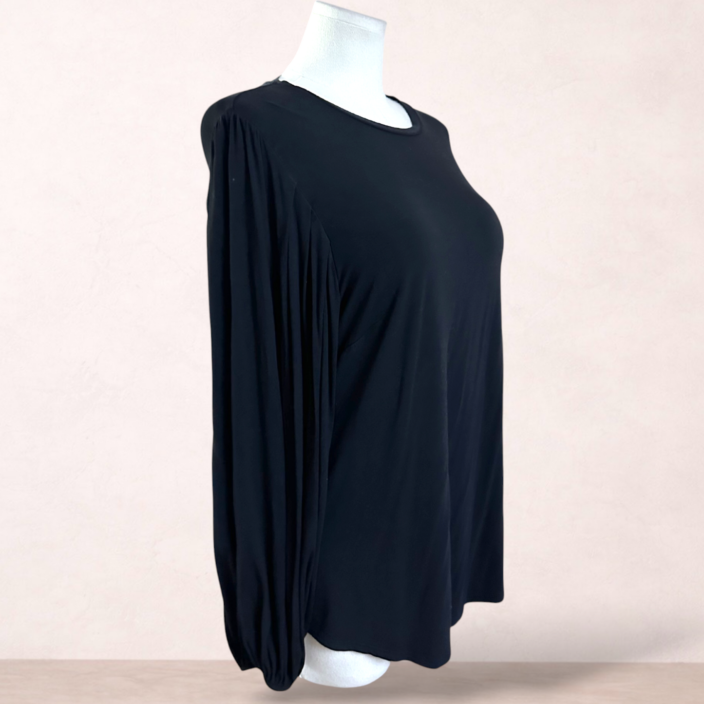 CCX By City Chic Black Long Sleeve Top | Plus Size M/18