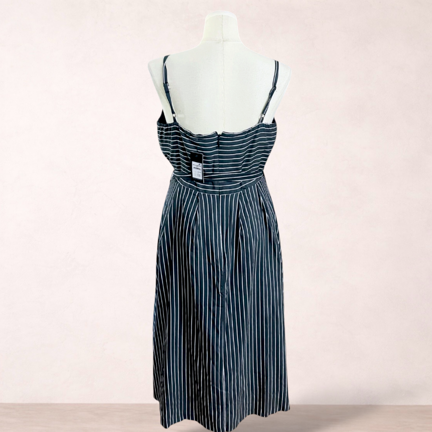City Chic Stripe Midi Dress | Plus Size XS/14 | New with tags