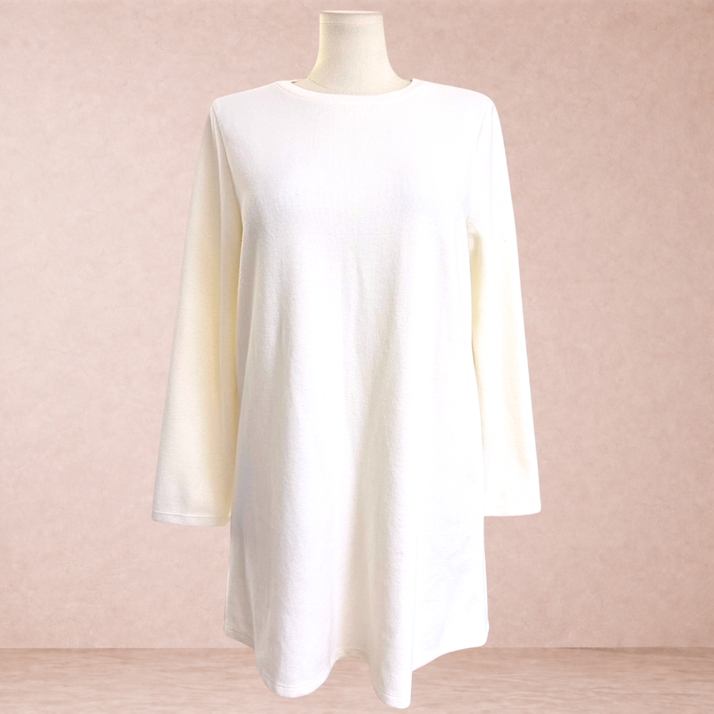 Asos Design Soft Ivory Knit Dress | Size 18