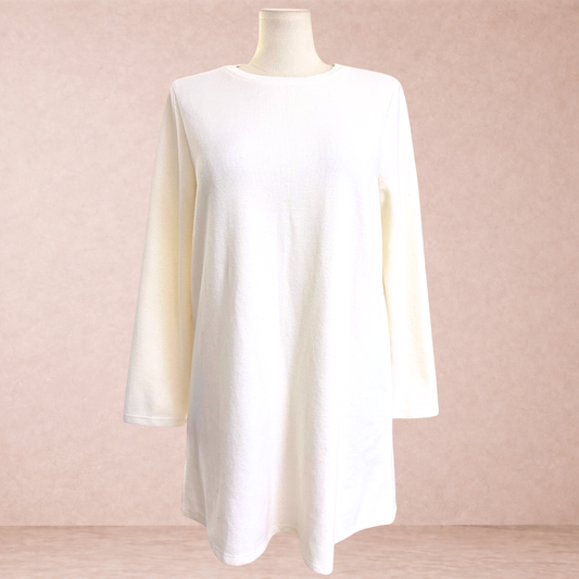 Asos Design Soft Ivory Knit Dress | Size 18