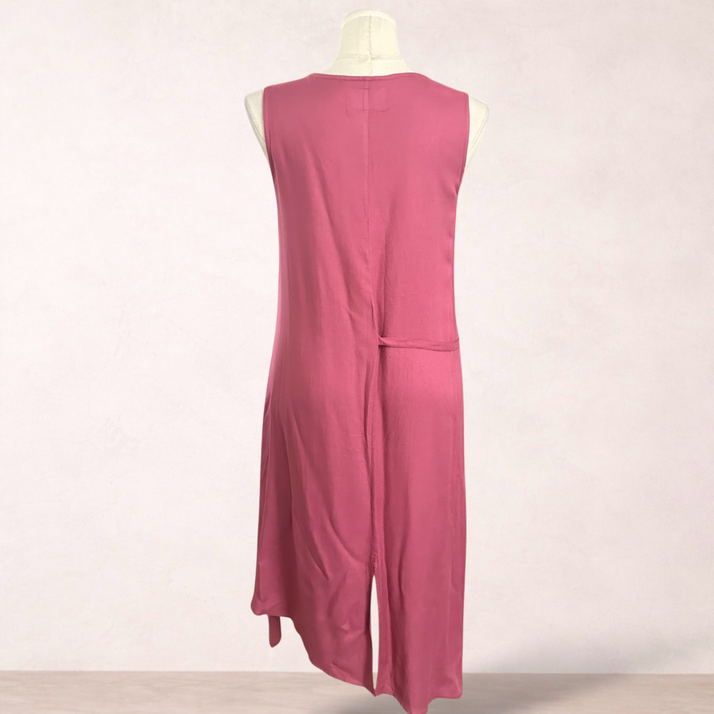 Ioco Blush Pink Asymmetric Shift Dress | Size 16