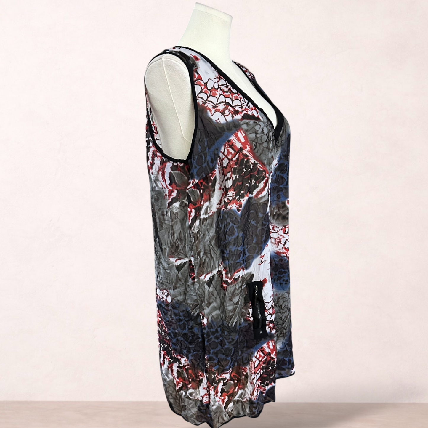 Taking Shape Crushed Print Tunic | Plus Size L (20-22)