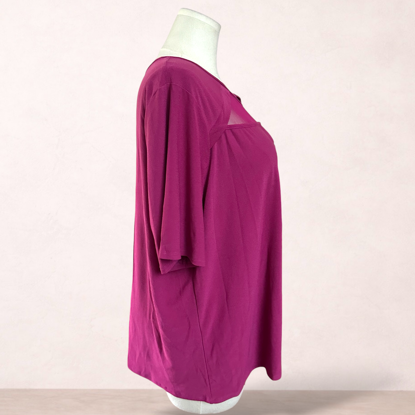 Love Scarlet Pink Top | Plus Size 2X 22/24