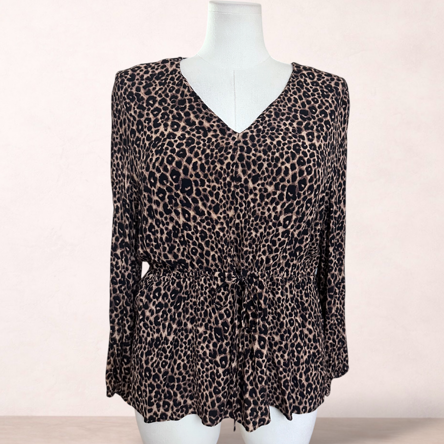 Tokito Curve Leopard Top | Plus Size 18