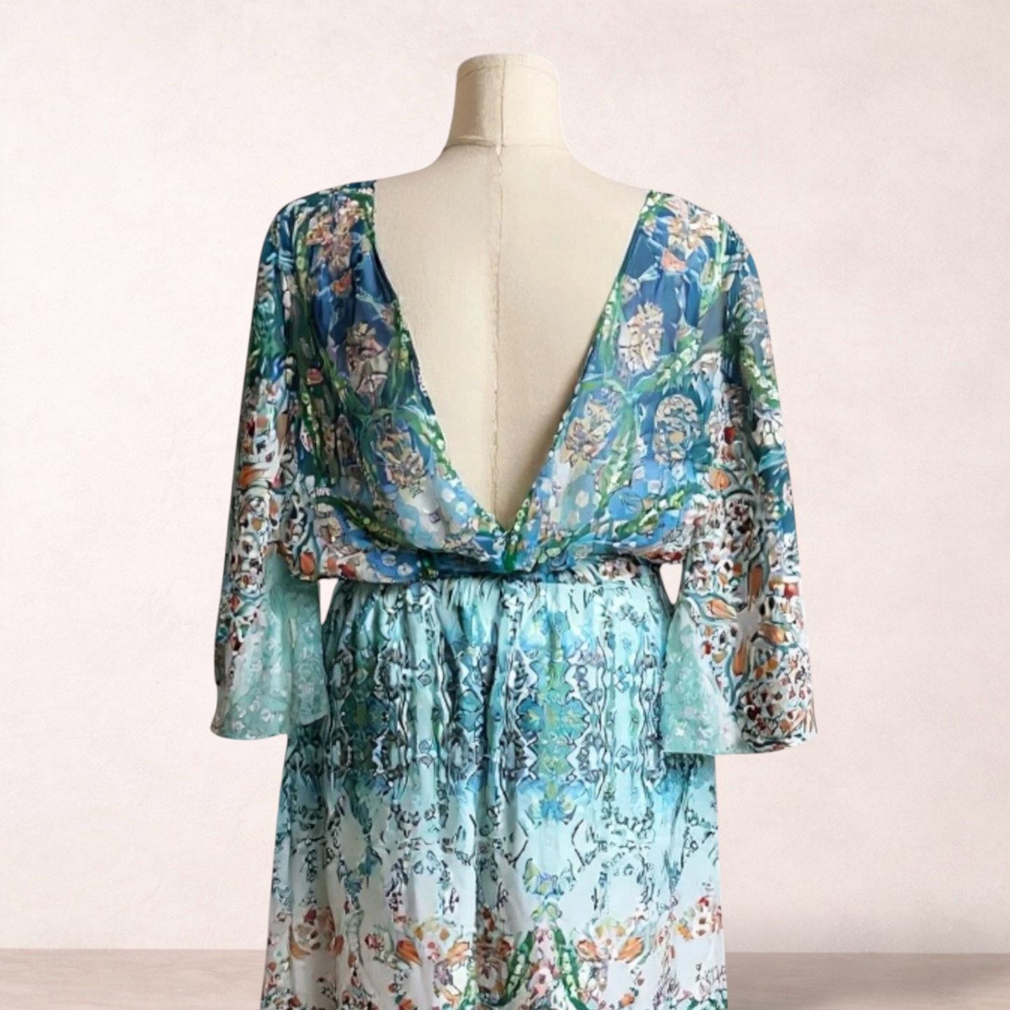 City Chic Boho Belted Maxi Dress | Plus Size L/20 | New with tags