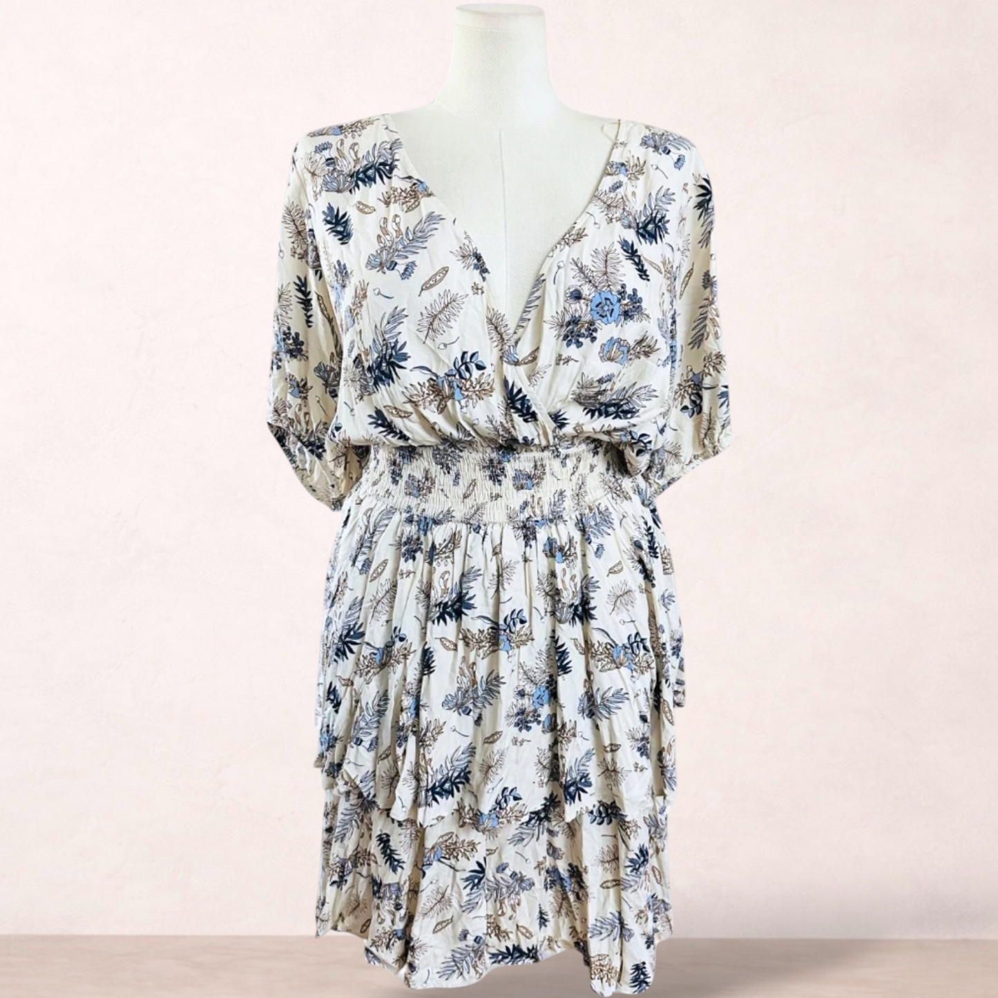 You & All Floral Boho Rayon Dress | Plus Size 24