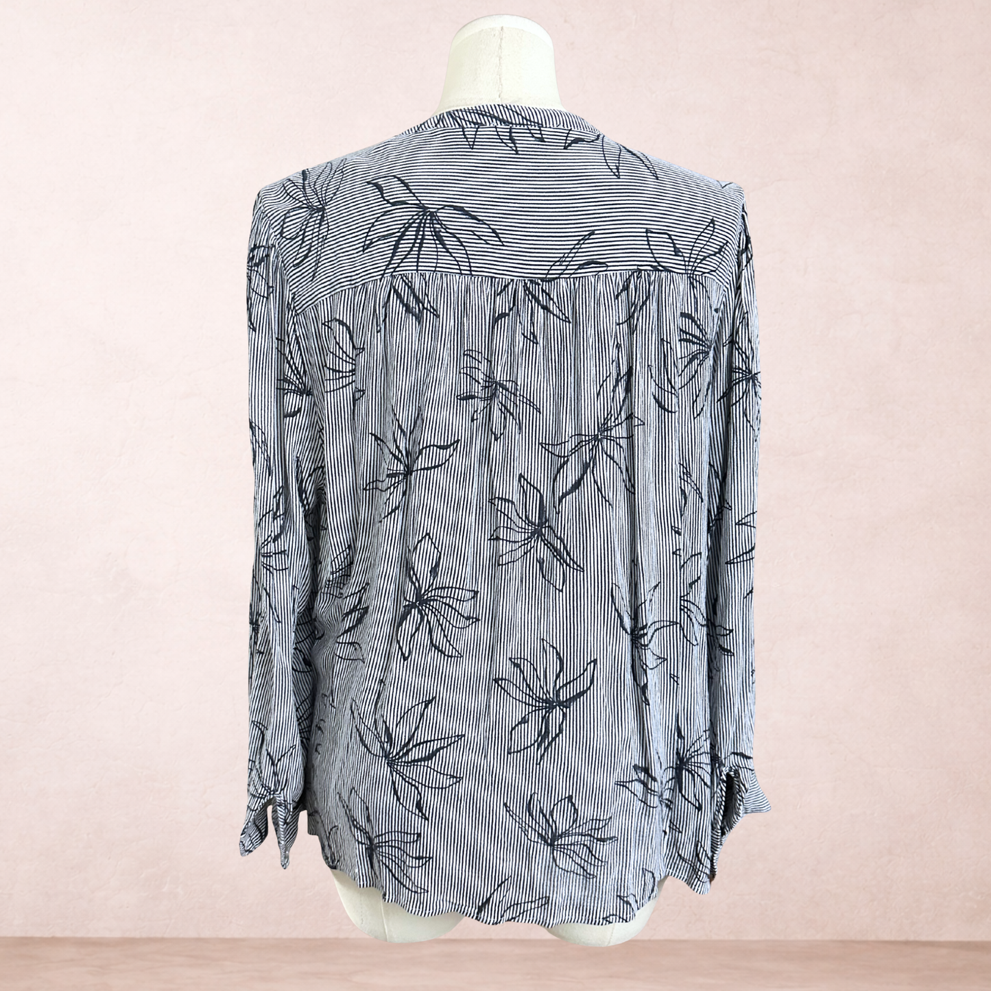 Regatta Striped Floral Blouse | Plus Size 20