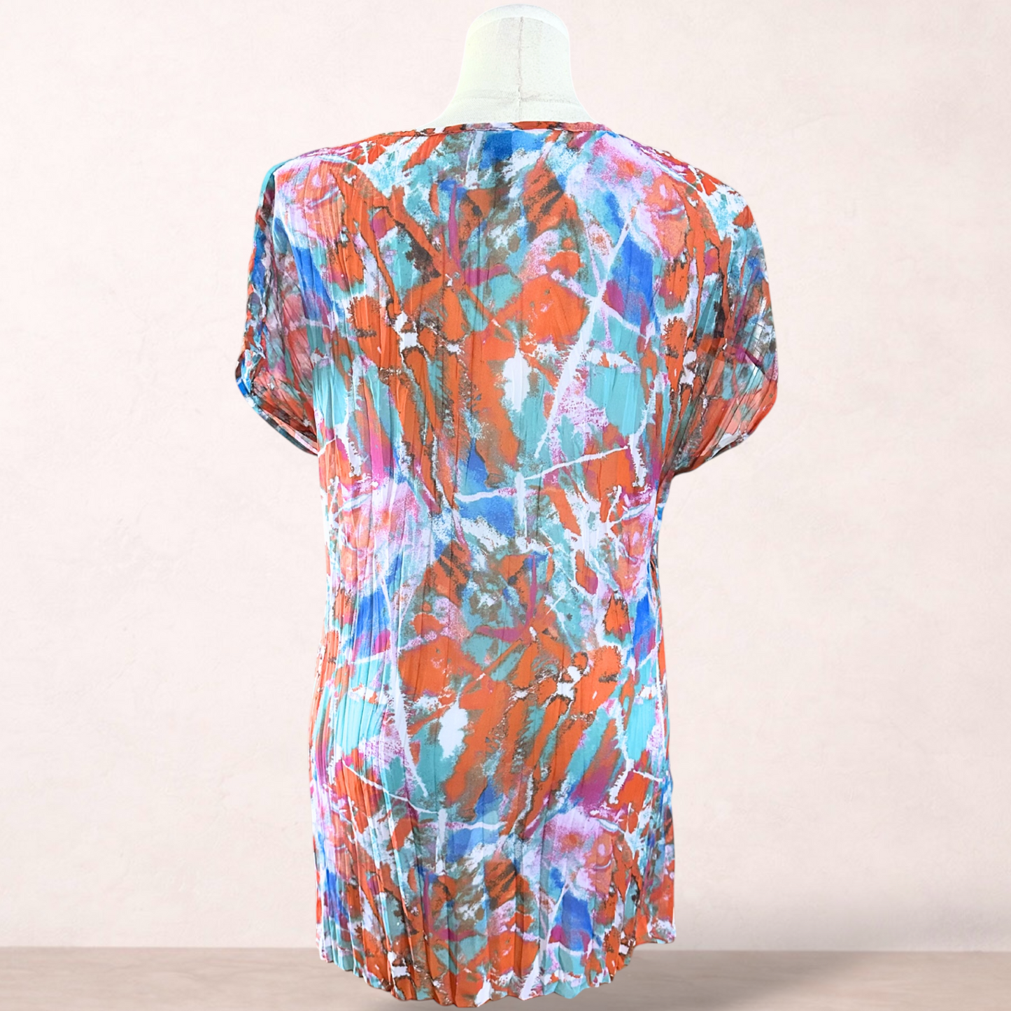 Taking Shape Crushed Print Tunic | Plus Size 14