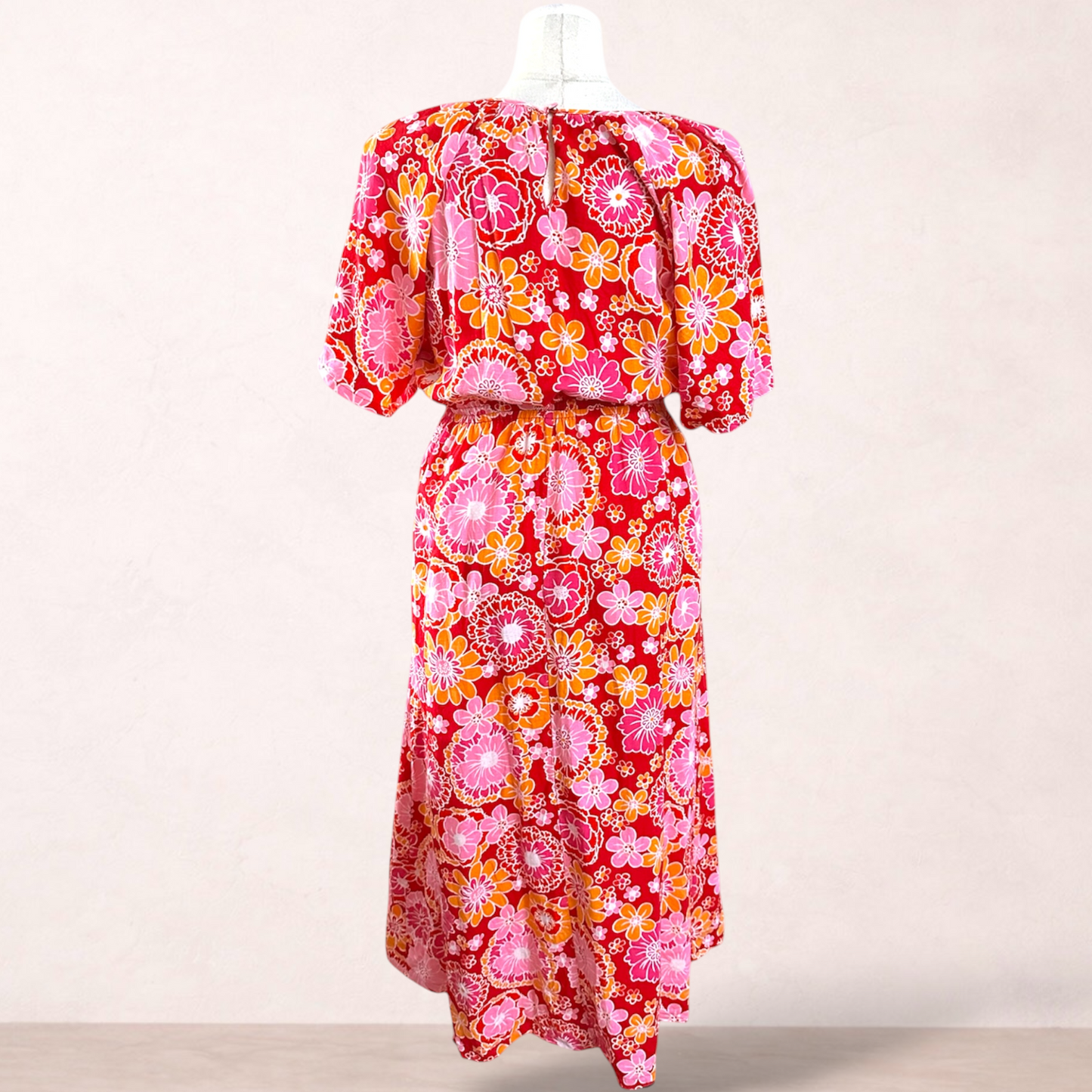 Sportsgirl Pink Floral Maxi Dress | Size 16