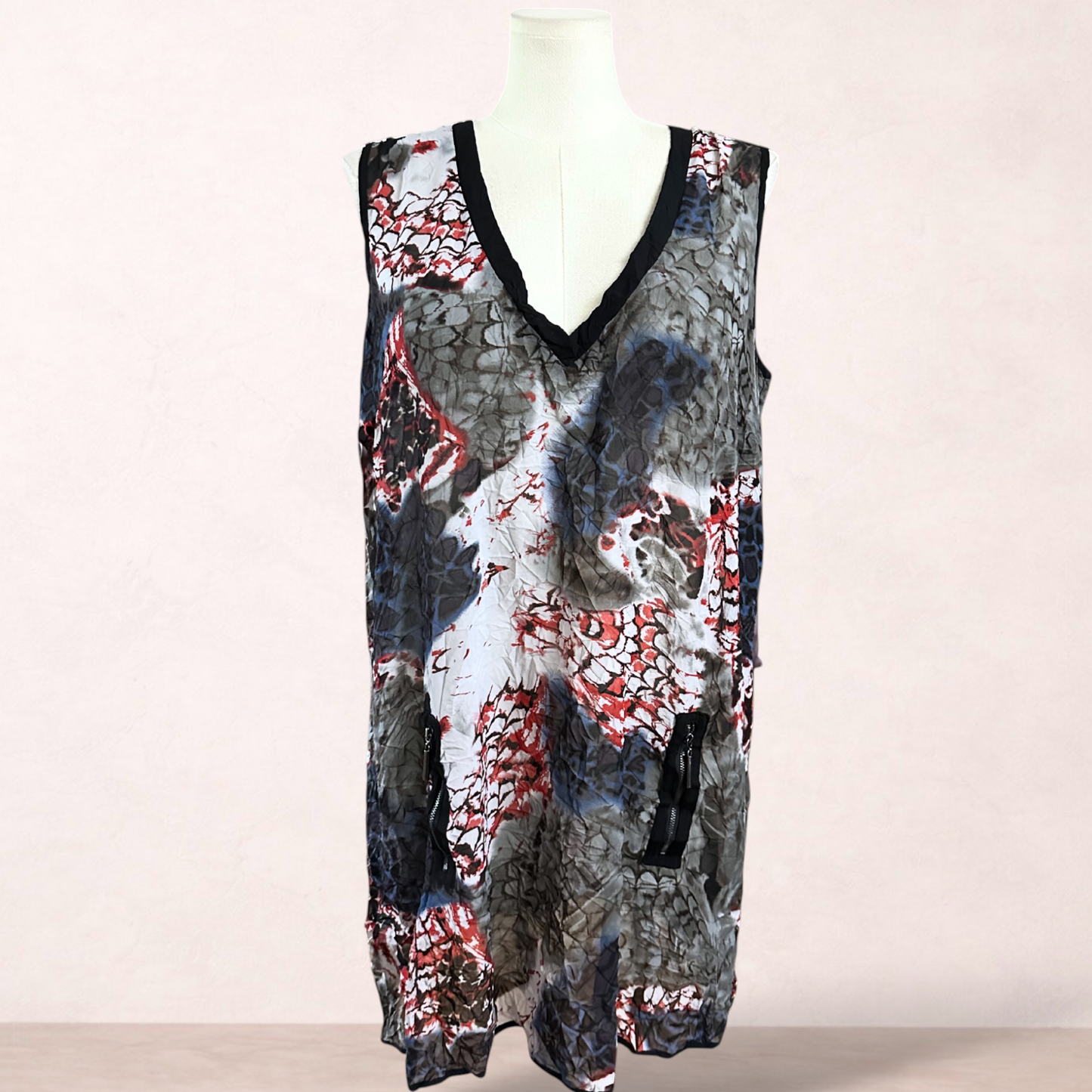 Taking Shape Crushed Print Tunic | Plus Size L (20-22)