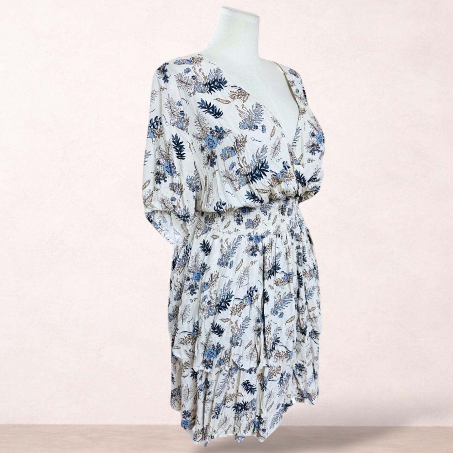 You & All Floral Boho Rayon Dress | Plus Size 24